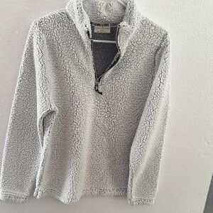 Bobbie Brooks Gray Sherpa Sweatshirt